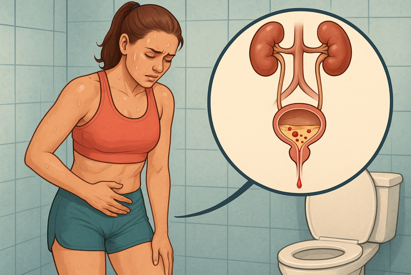 Traces de sang dans les urines sans infection : sport, course à pied et santé 🩸🏃‍♀️